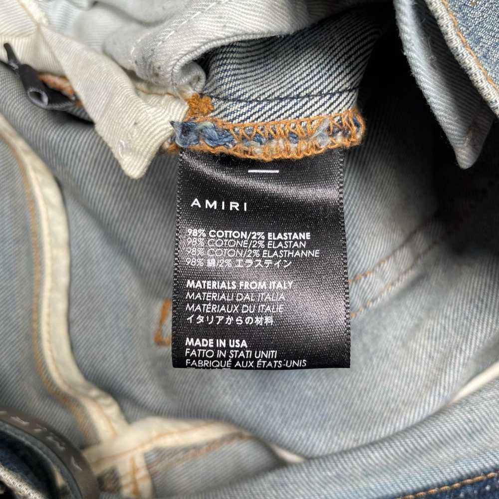 Amiri Amiri MX1 Camo Bandana Patch Jeans Medium I… - image 5