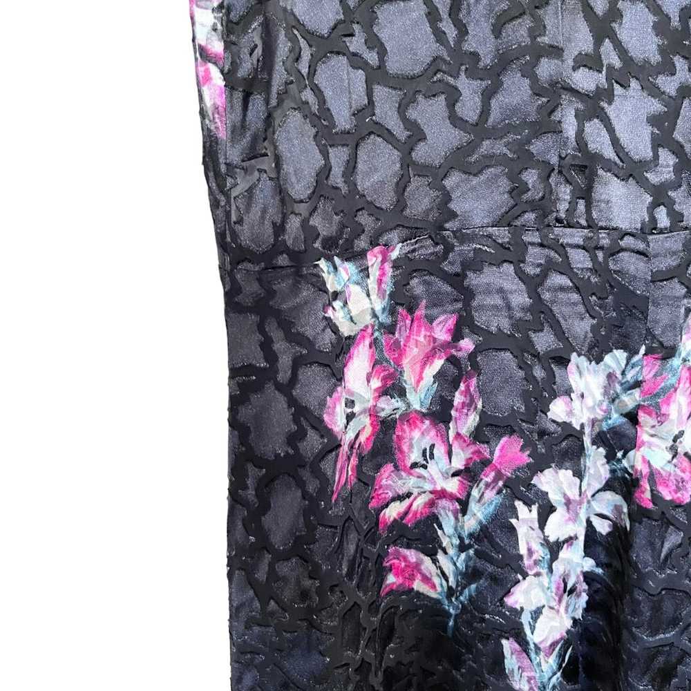 REBECCA TAYLOR   Noha Puff Sleeve Floral Midi Dre… - image 4