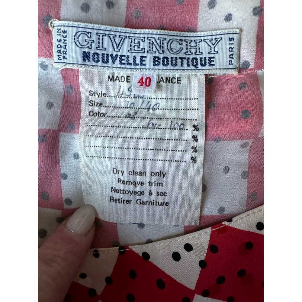 Vintage 80's Givenchy Nouvelle Boutique red belte… - image 12