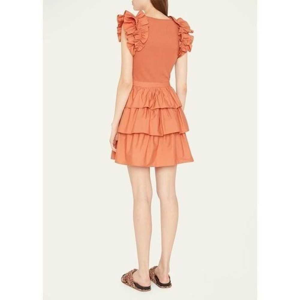 ULLA JOHNSON Hanna Tiered Ruffle Mini Dress Size … - image 11