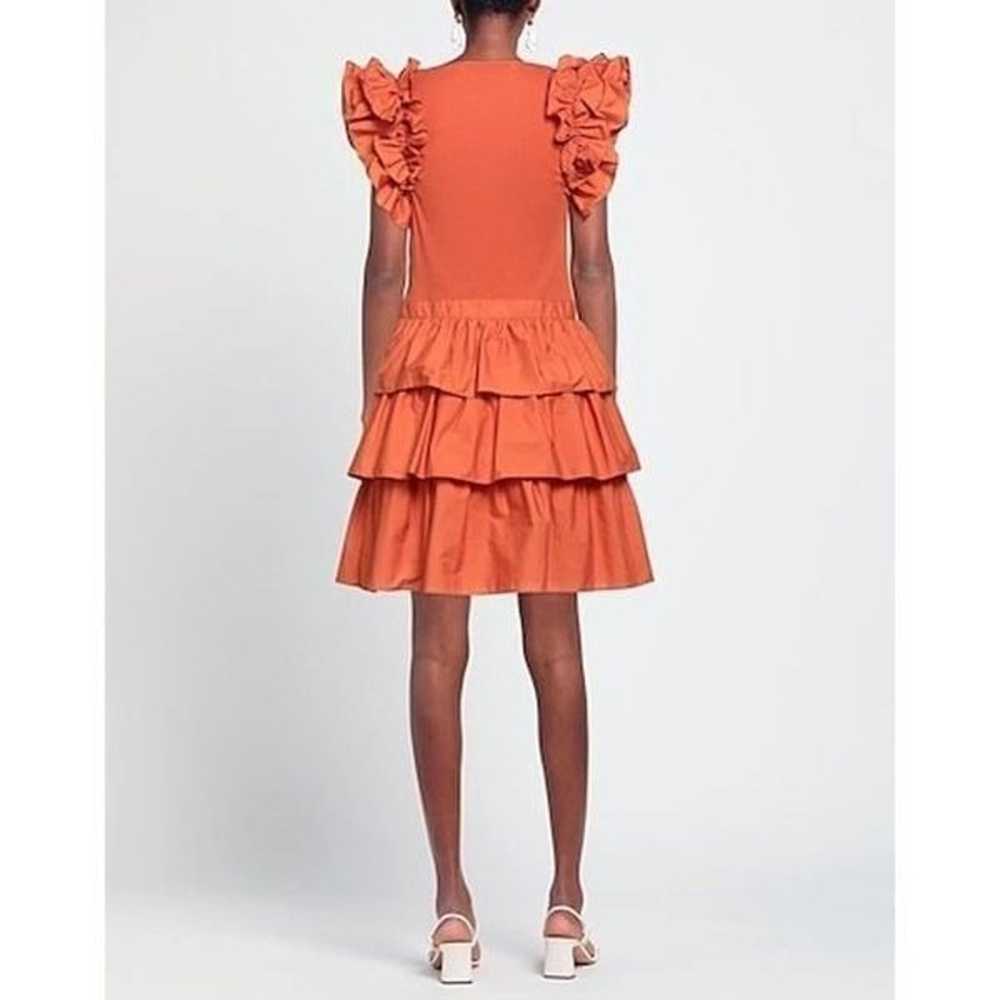 ULLA JOHNSON Hanna Tiered Ruffle Mini Dress Size … - image 3