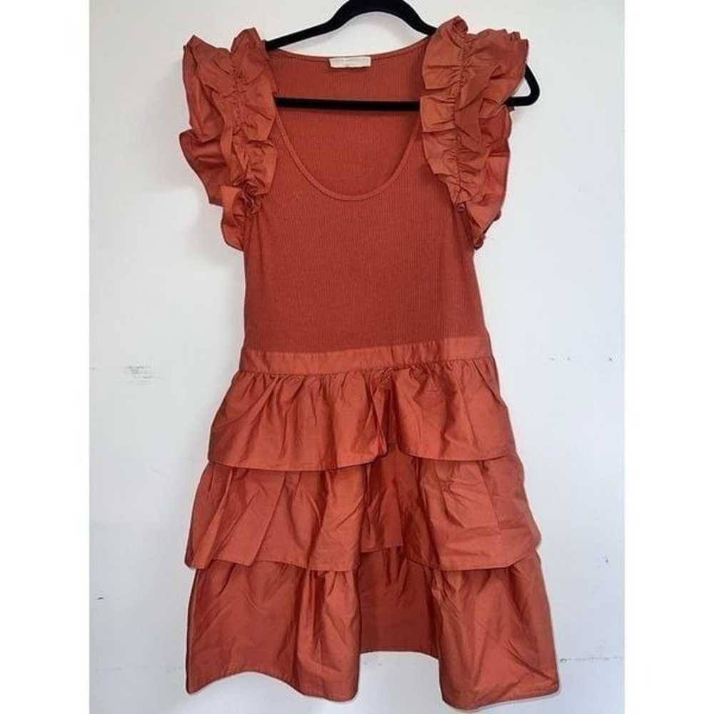 ULLA JOHNSON Hanna Tiered Ruffle Mini Dress Size … - image 5