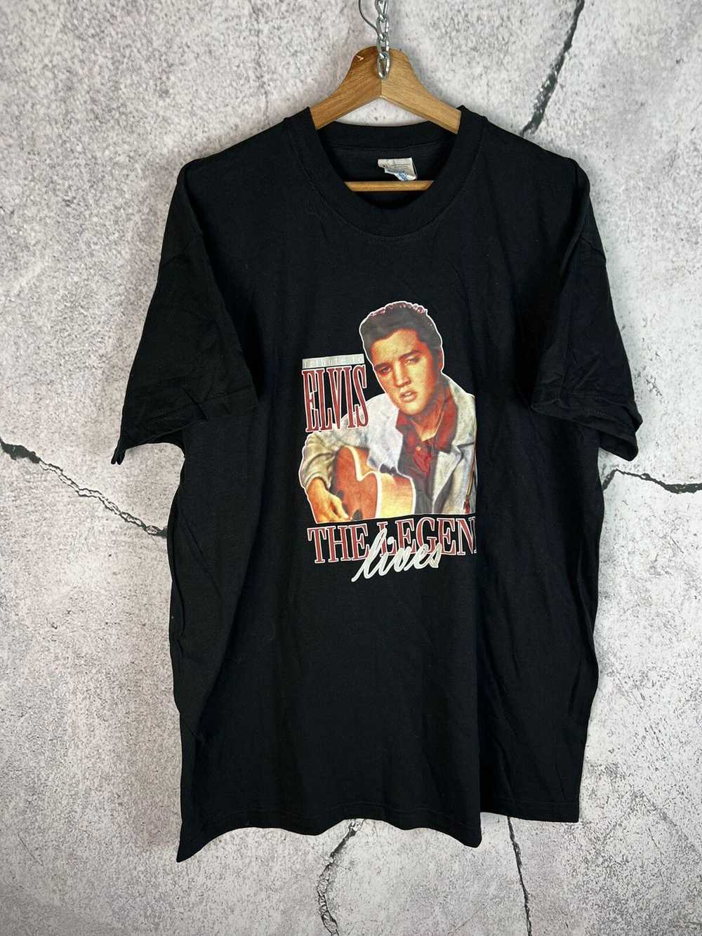 Band Tees × Rock Tees × Vintage Elvis Presley Ame… - image 1