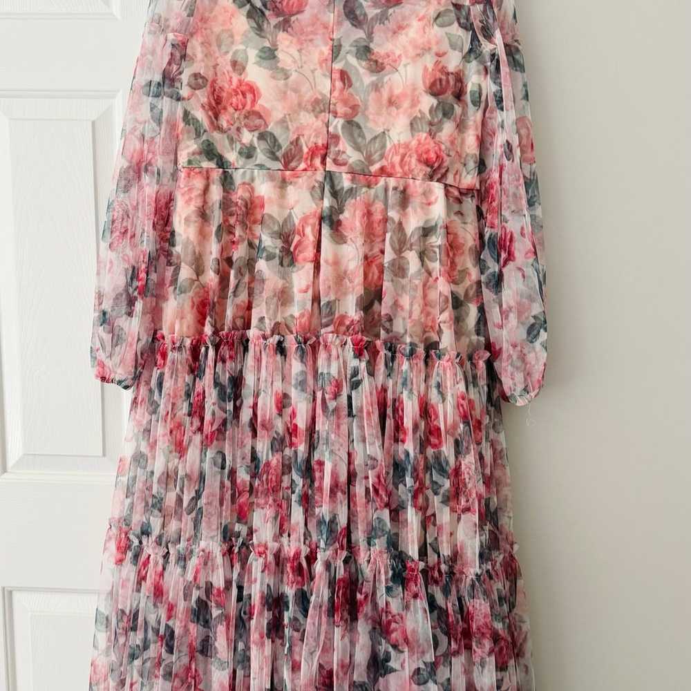 Mac Duggal Long Sleeve Floral Tiered Maxi Dress, … - image 10