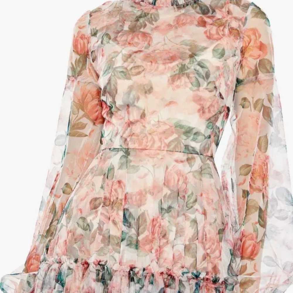 Mac Duggal Long Sleeve Floral Tiered Maxi Dress, … - image 5
