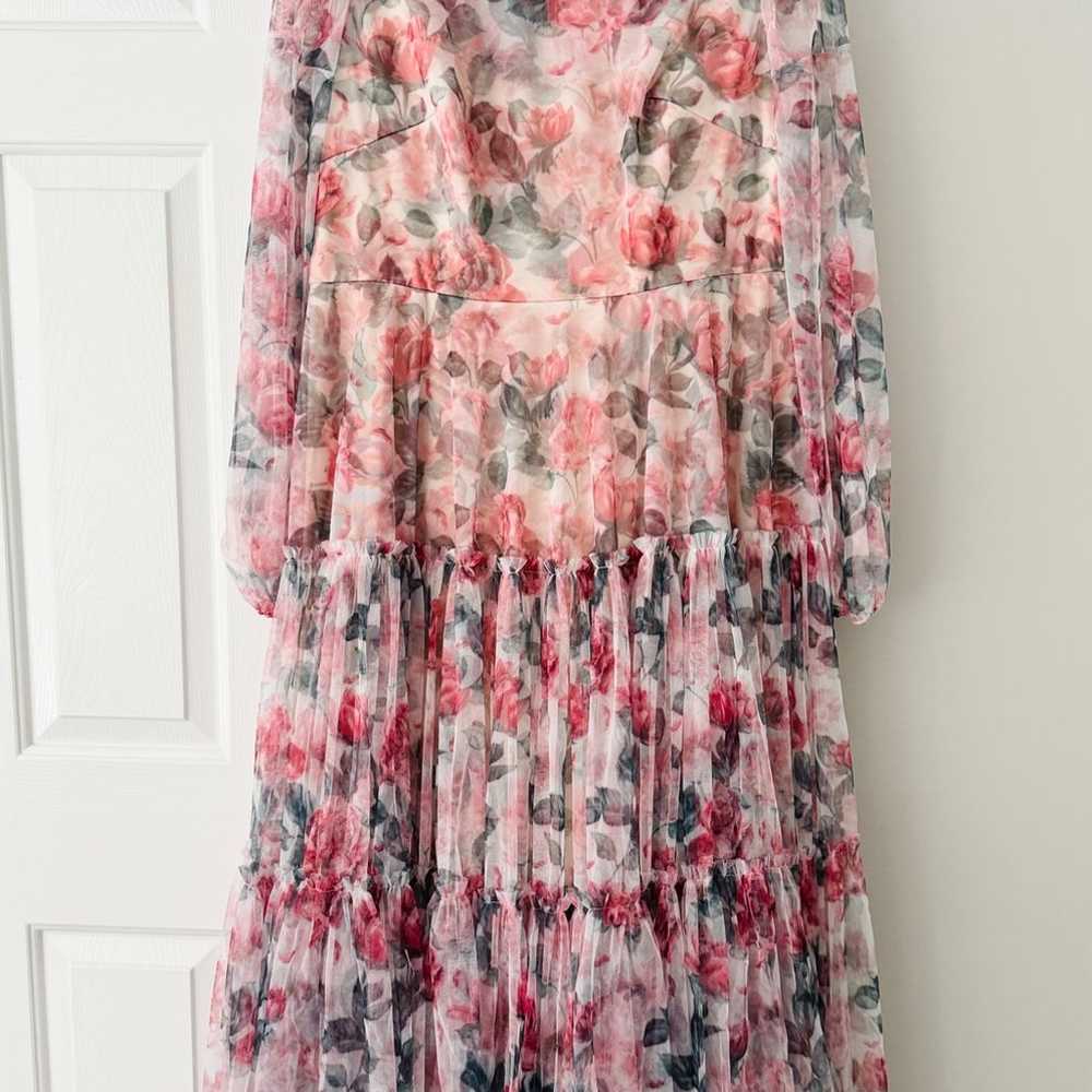 Mac Duggal Long Sleeve Floral Tiered Maxi Dress, … - image 6