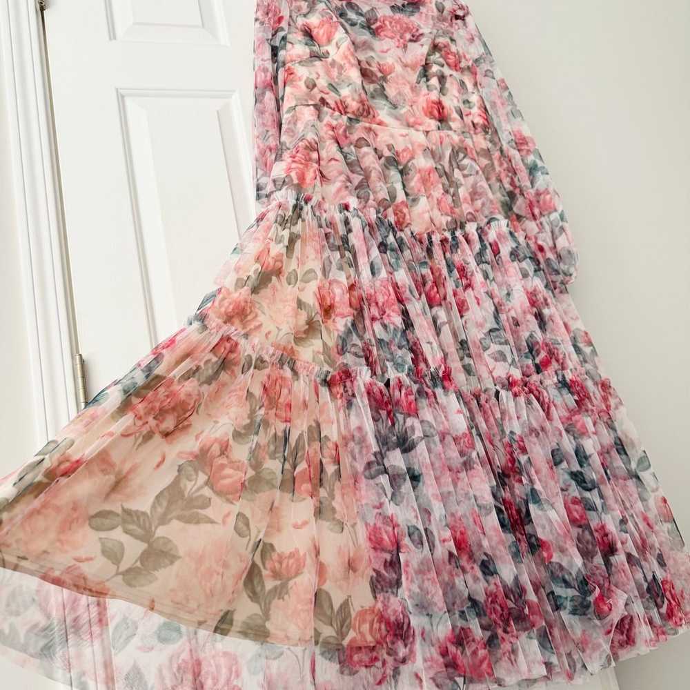 Mac Duggal Long Sleeve Floral Tiered Maxi Dress, … - image 8