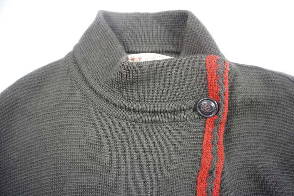 Gucci × Vintage Vintage Gucci Heavy Wool Knit Pon… - image 5