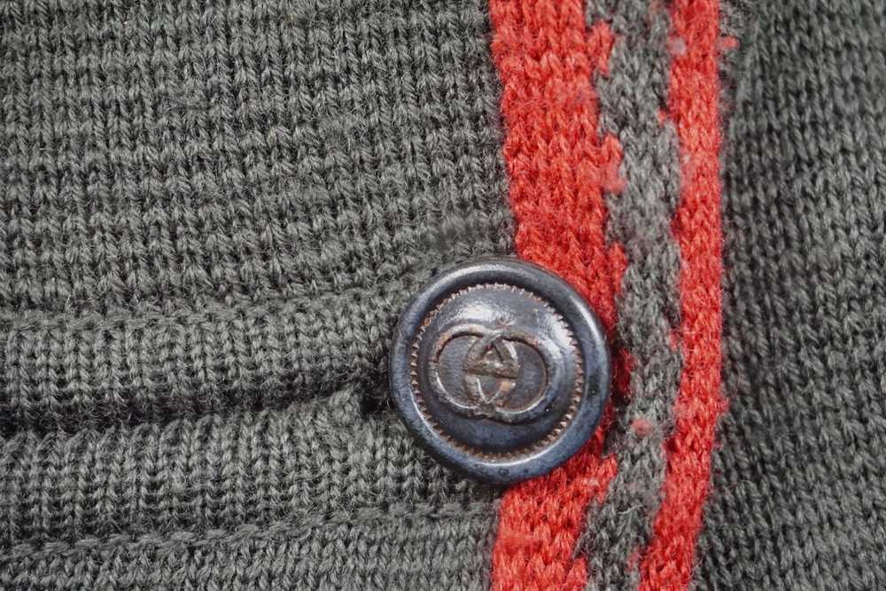 Gucci × Vintage Vintage Gucci Heavy Wool Knit Pon… - image 6