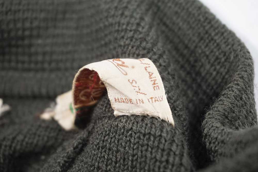 Gucci × Vintage Vintage Gucci Heavy Wool Knit Pon… - image 9
