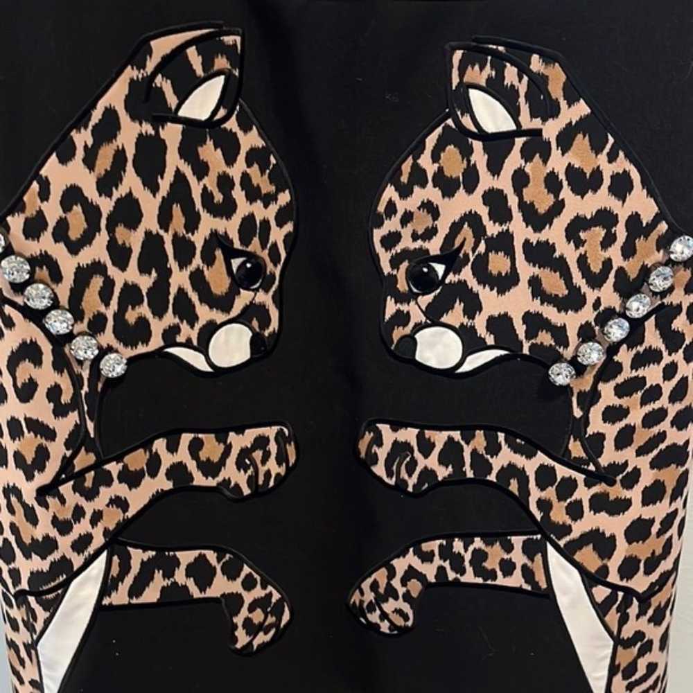 Kate Spade Leopard Appliqué Mini Shirtdress 8 - image 5