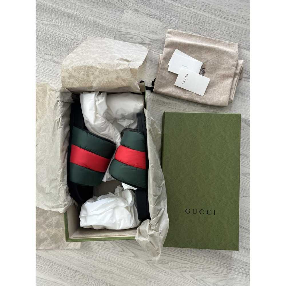 Gucci Cloth flip flops - image 2
