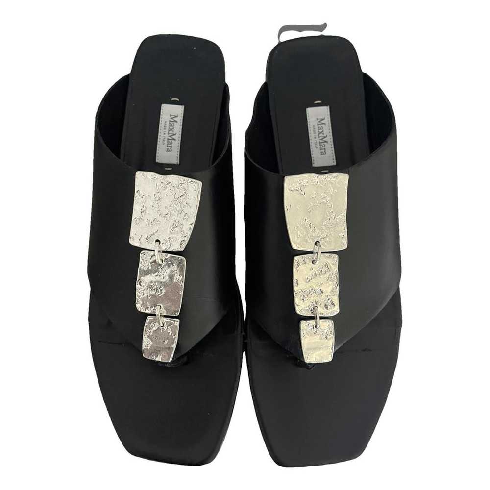 Max Mara Leather sandal - image 1
