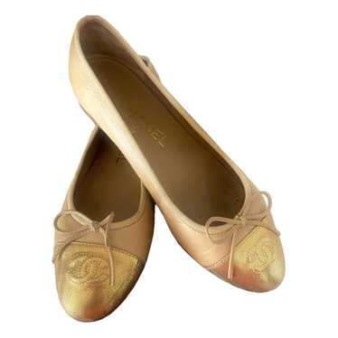 Chanel Cambon leather ballet flats - image 1