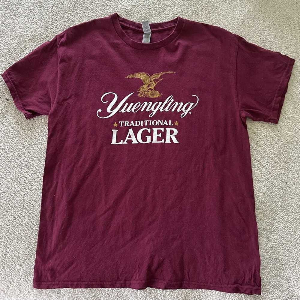 YUENGLING TRADITIONAL LAGER Adult T-Shirt Red Mar… - image 1