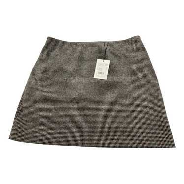 Theory Wool mini skirt