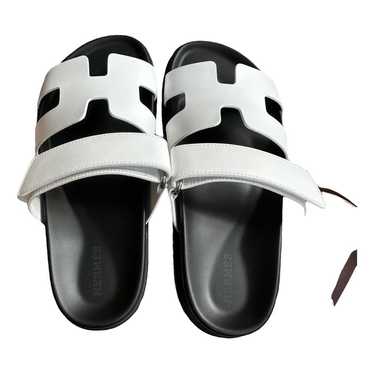 Hermès Chypre leather sandal - image 1