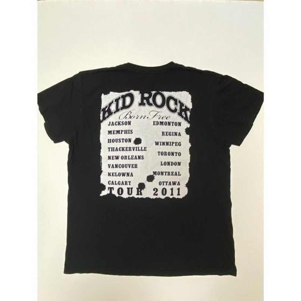Kid Rock 2011 Born Free Tour Black Shirt - image 3