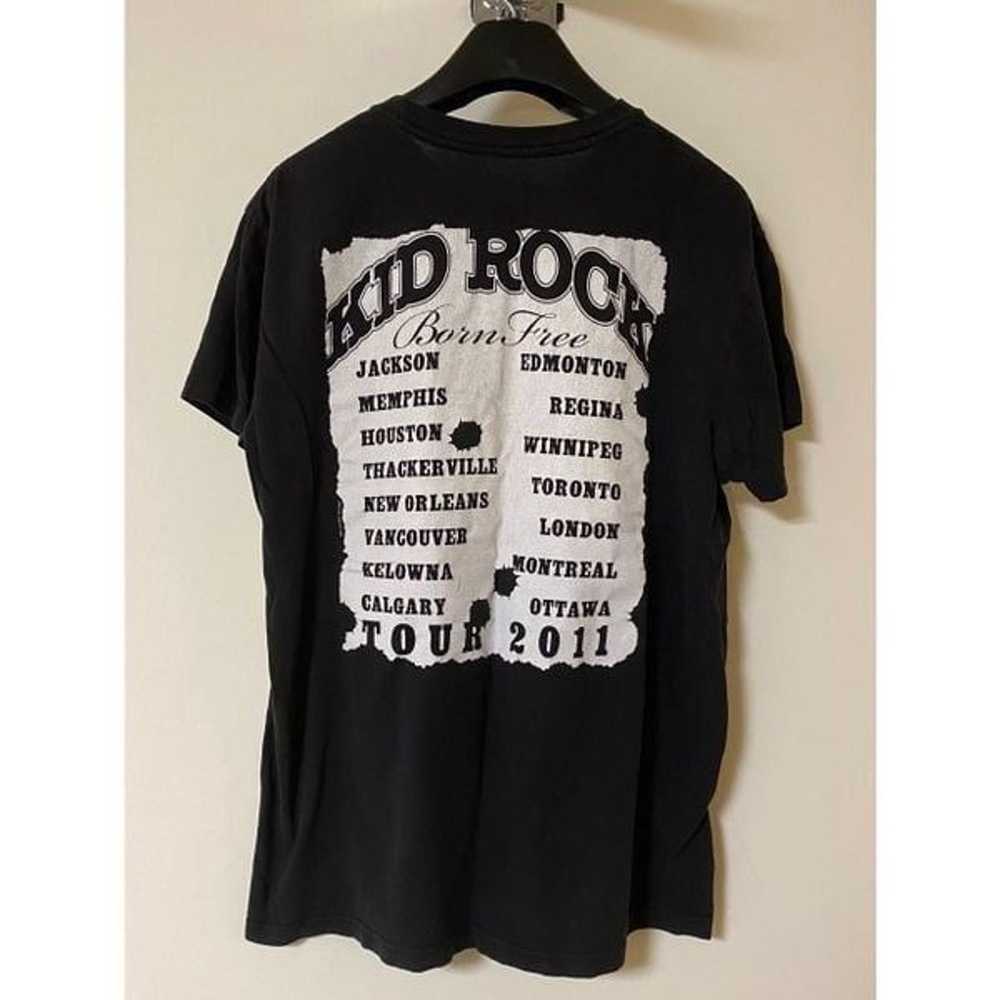 Kid Rock 2011 Born Free Tour Black Shirt - image 6