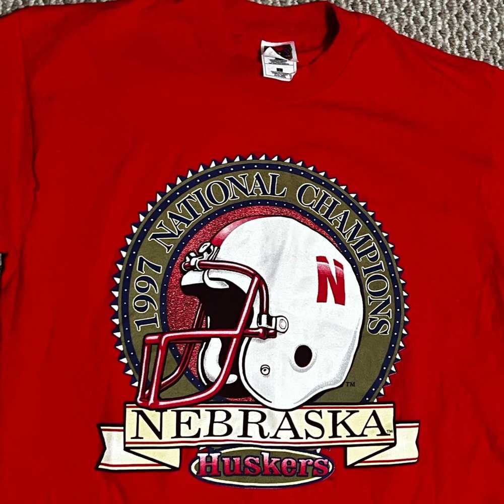 Vintage 1997 National Champions Nebraska Huskers … - image 2