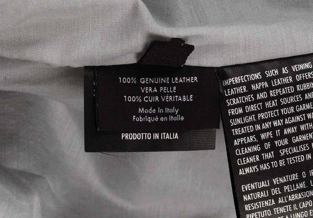 Gucci Original Gucci Unisex Leather Biker Vest si… - image 9