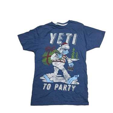 Yeti To Party Graphic Tee Vintage Style Size Small