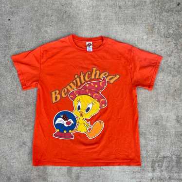 Vintage Looney Tunes Tweety Bewitched T shirt - image 1