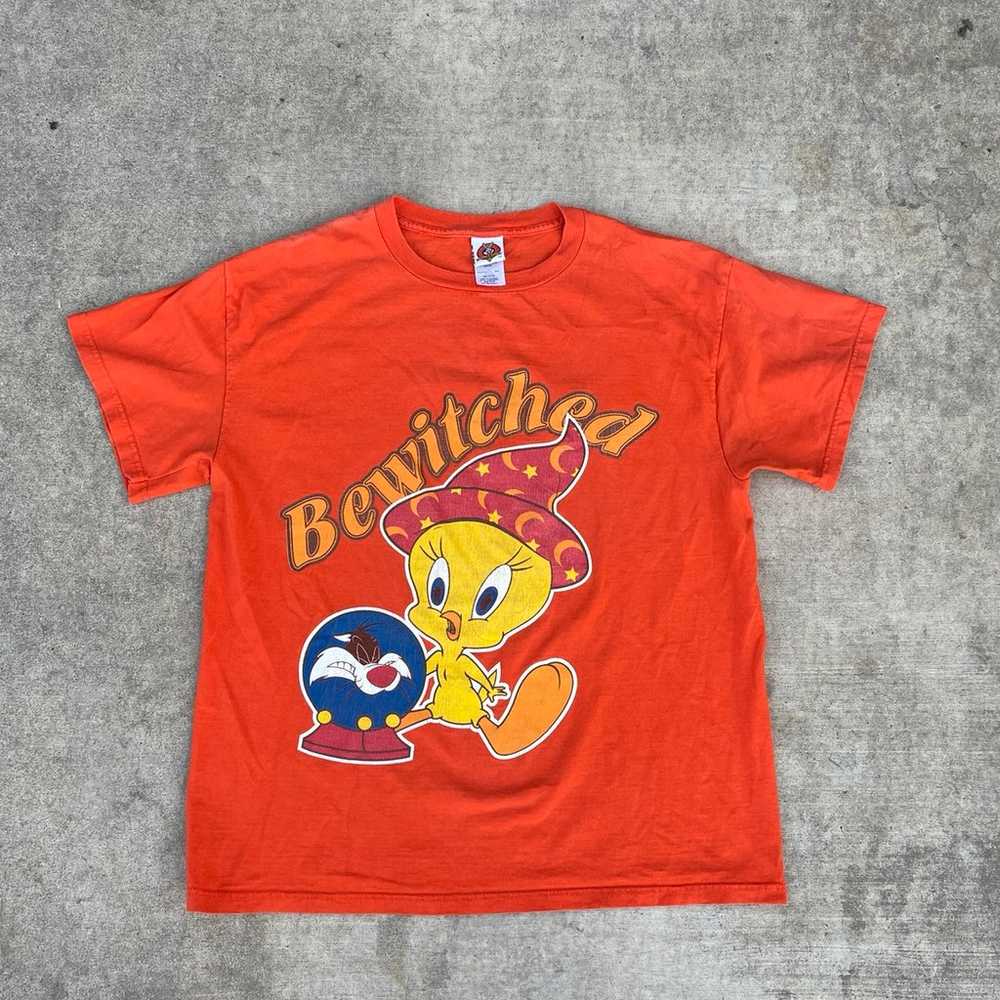 Vintage Looney Tunes Tweety Bewitched T shirt - image 2