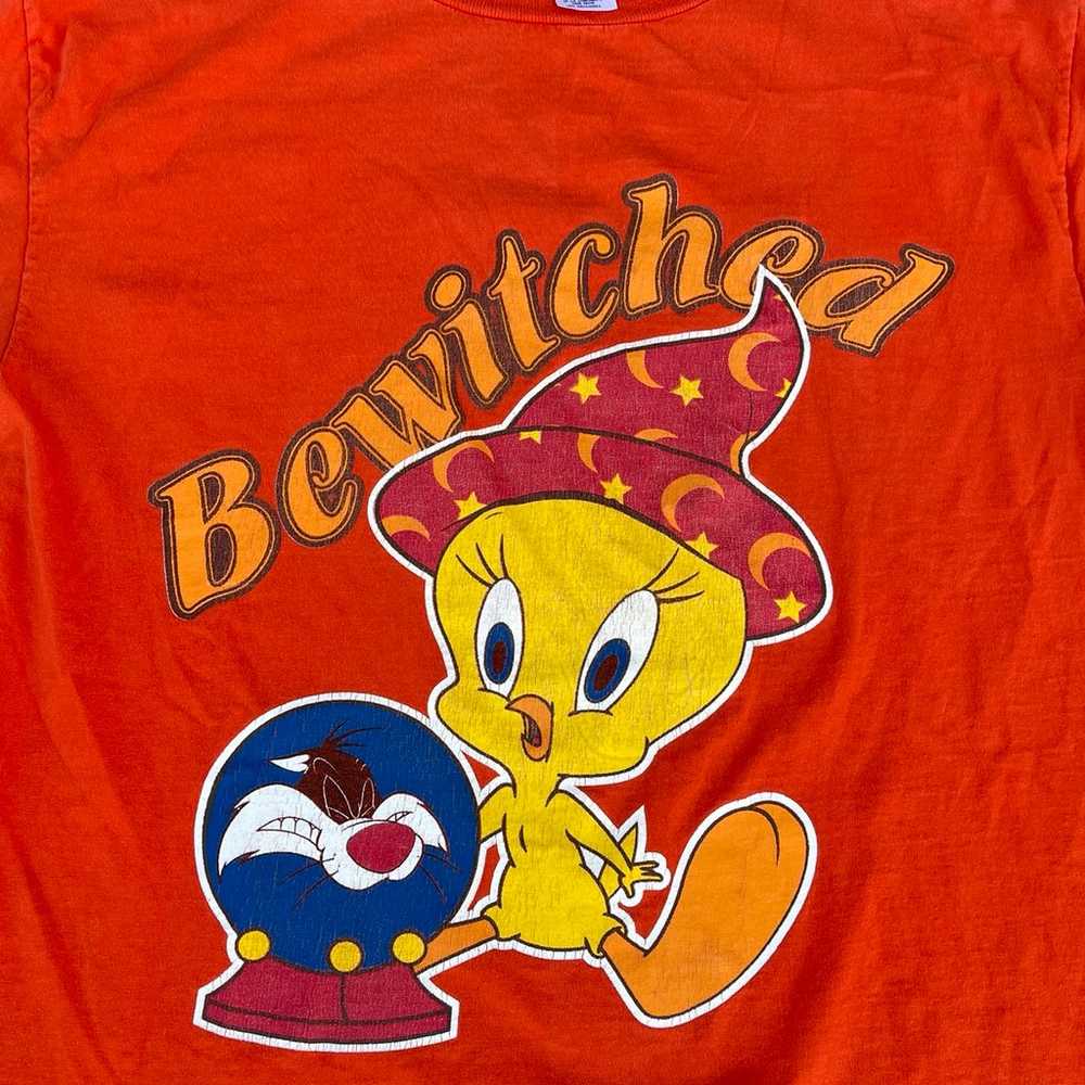 Vintage Looney Tunes Tweety Bewitched T shirt - image 5