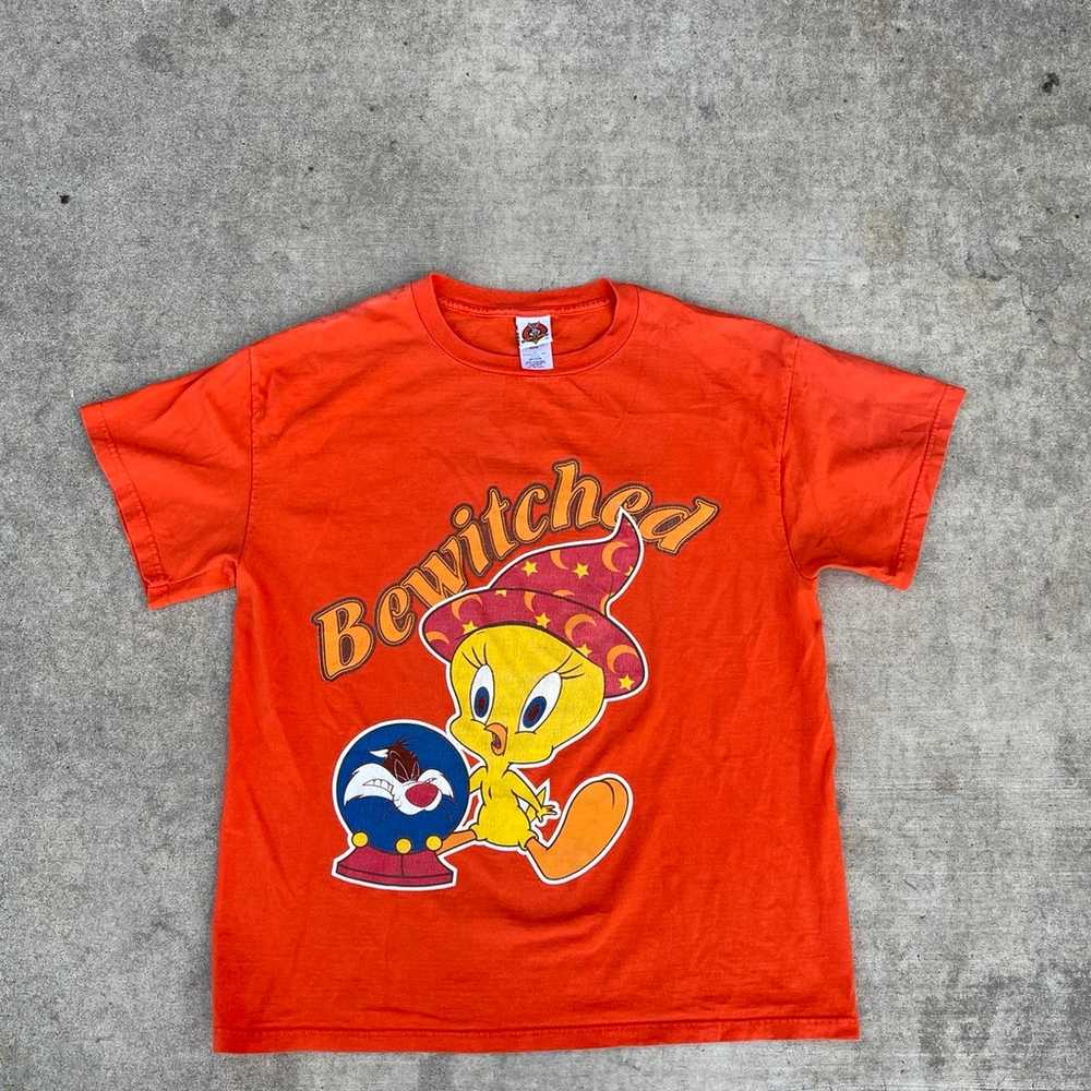 Vintage Looney Tunes Tweety Bewitched T shirt - image 6