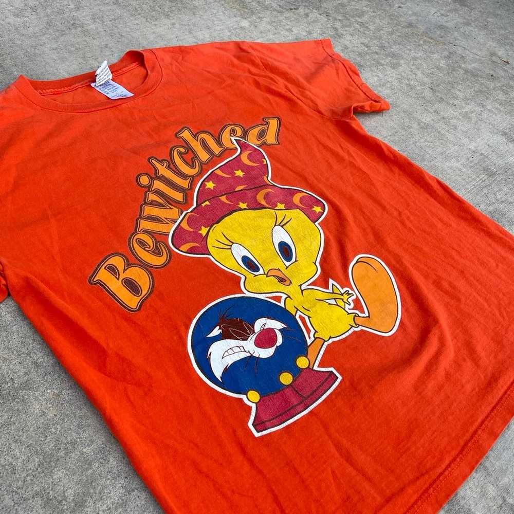 Vintage Looney Tunes Tweety Bewitched T shirt - image 8