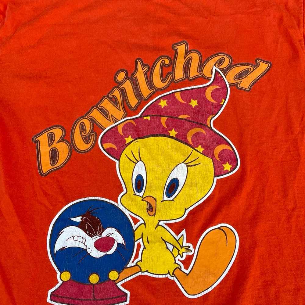 Vintage Looney Tunes Tweety Bewitched T shirt - image 9