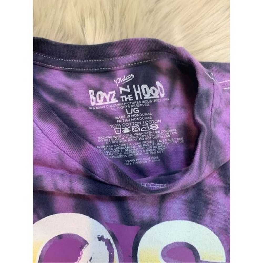 Boyz In The Hood Tie Dye T-Shirt Purple Ice Cube … - image 3