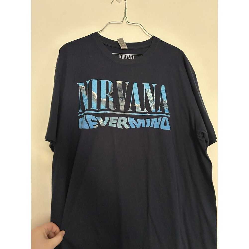 Nirvana Nevermind Blue T shirt Size XL - image 2