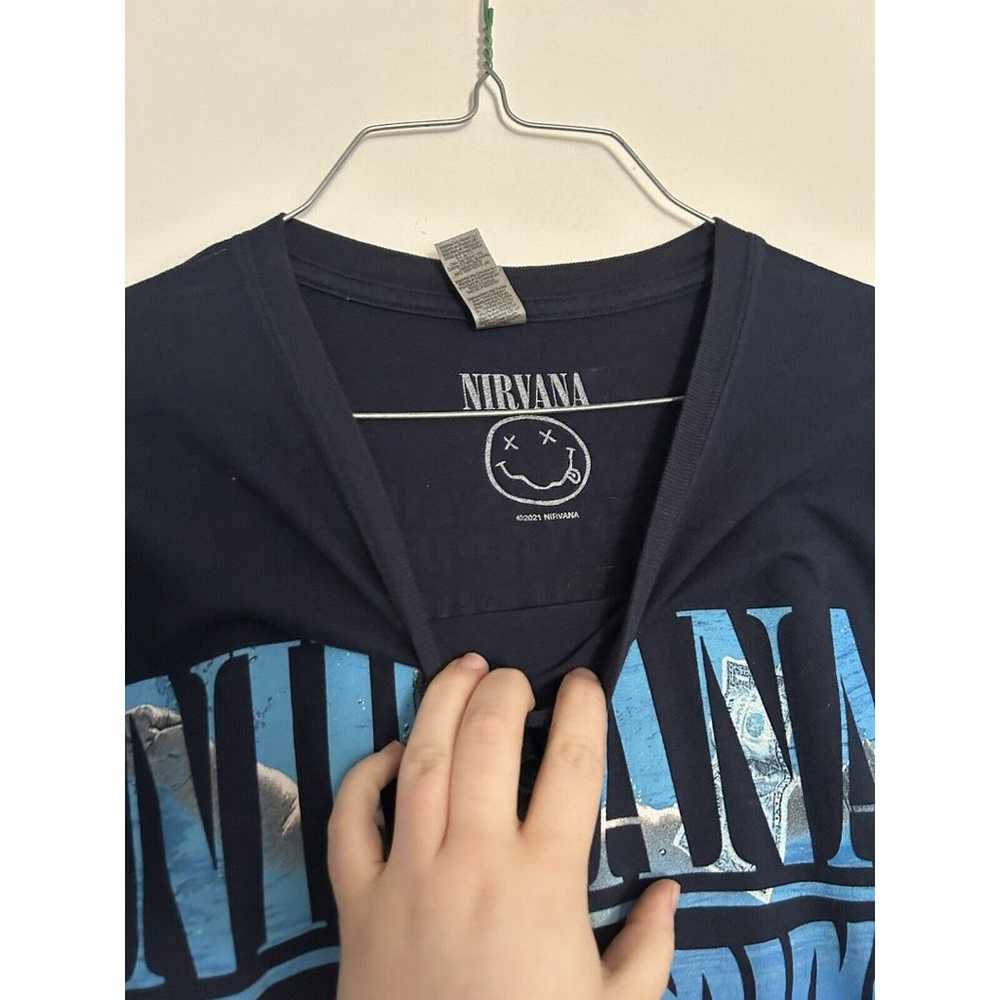Nirvana Nevermind Blue T shirt Size XL - image 3