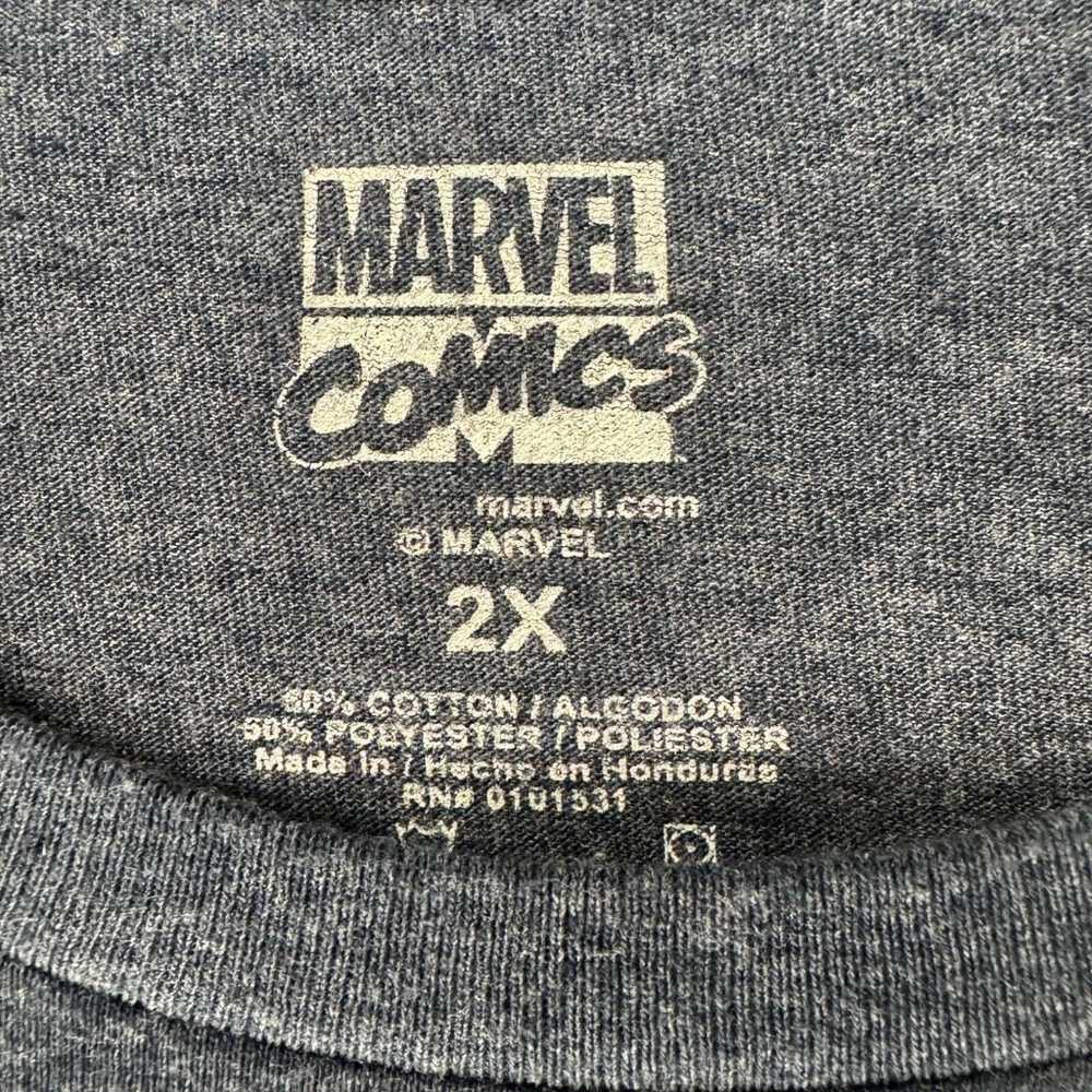 Marvel Mens 2X The Avengers Heather Blue Tshirt  … - image 5