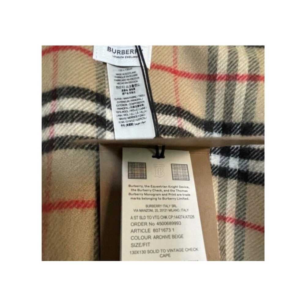 Burberry Wool cape - image 4