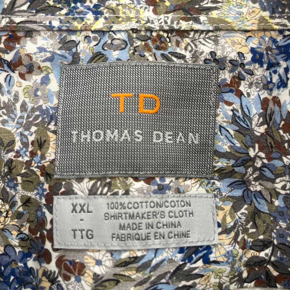 TD Tomas Dean Men’s Floral Patterned Long Sleeve … - image 3
