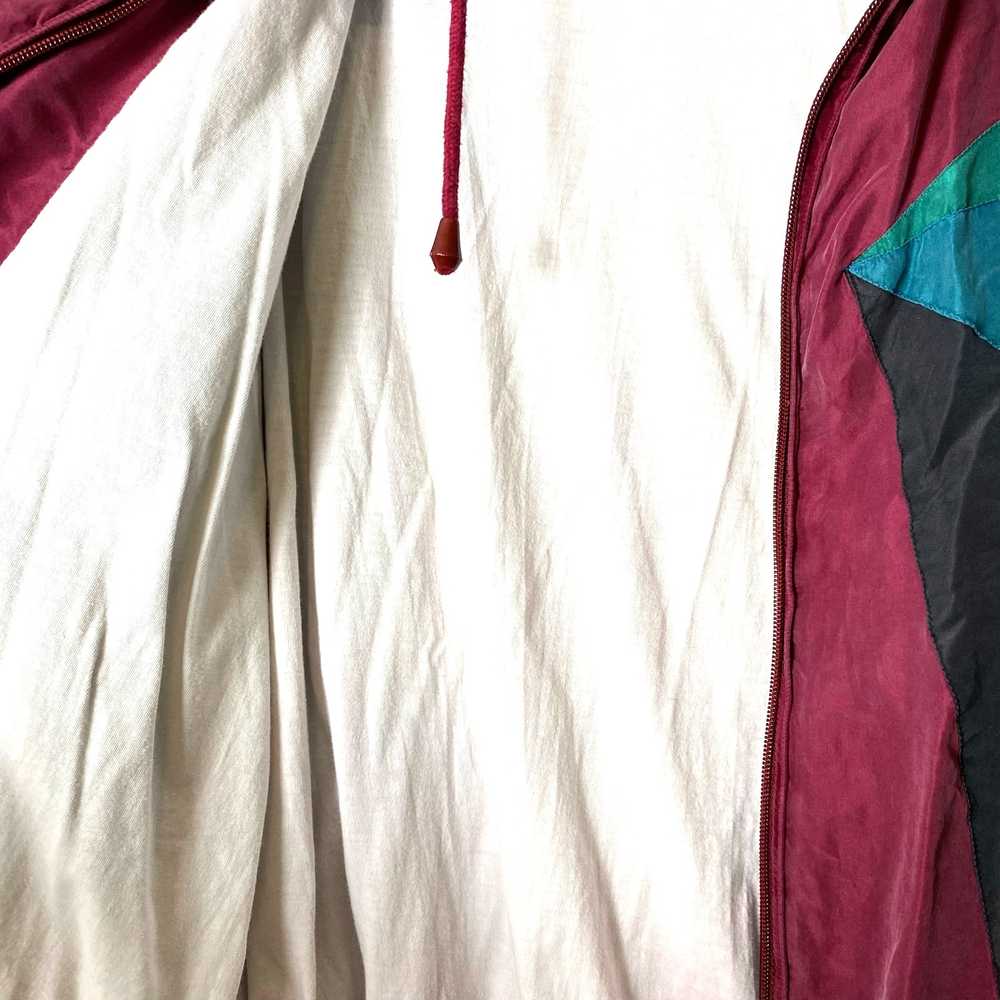 Athletic Works SILK Windbreaker Jacket Colorful R… - image 5