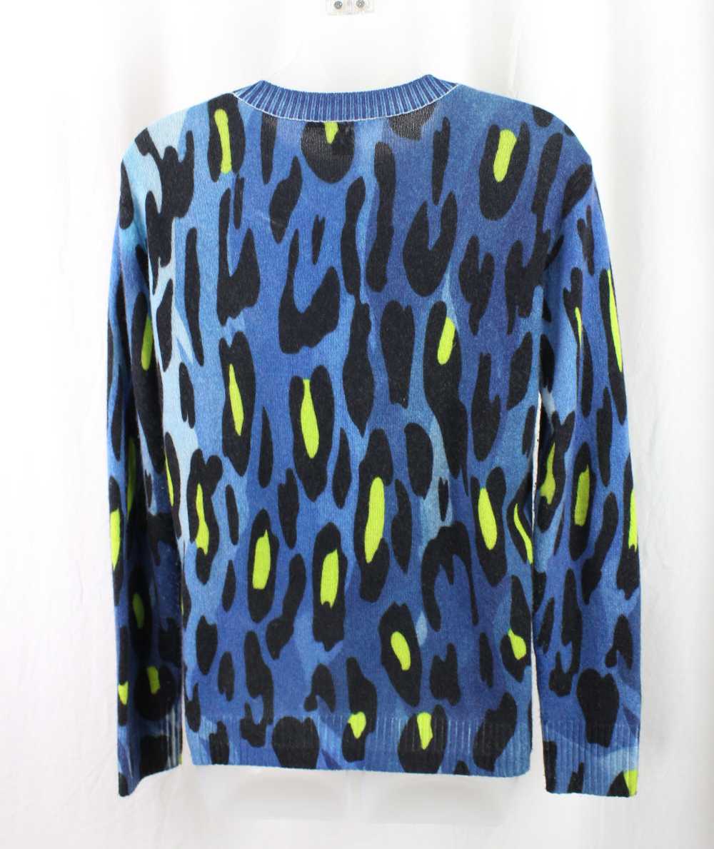 Autumn Cashmere Blue Multi Animal Print 100% Cash… - image 2