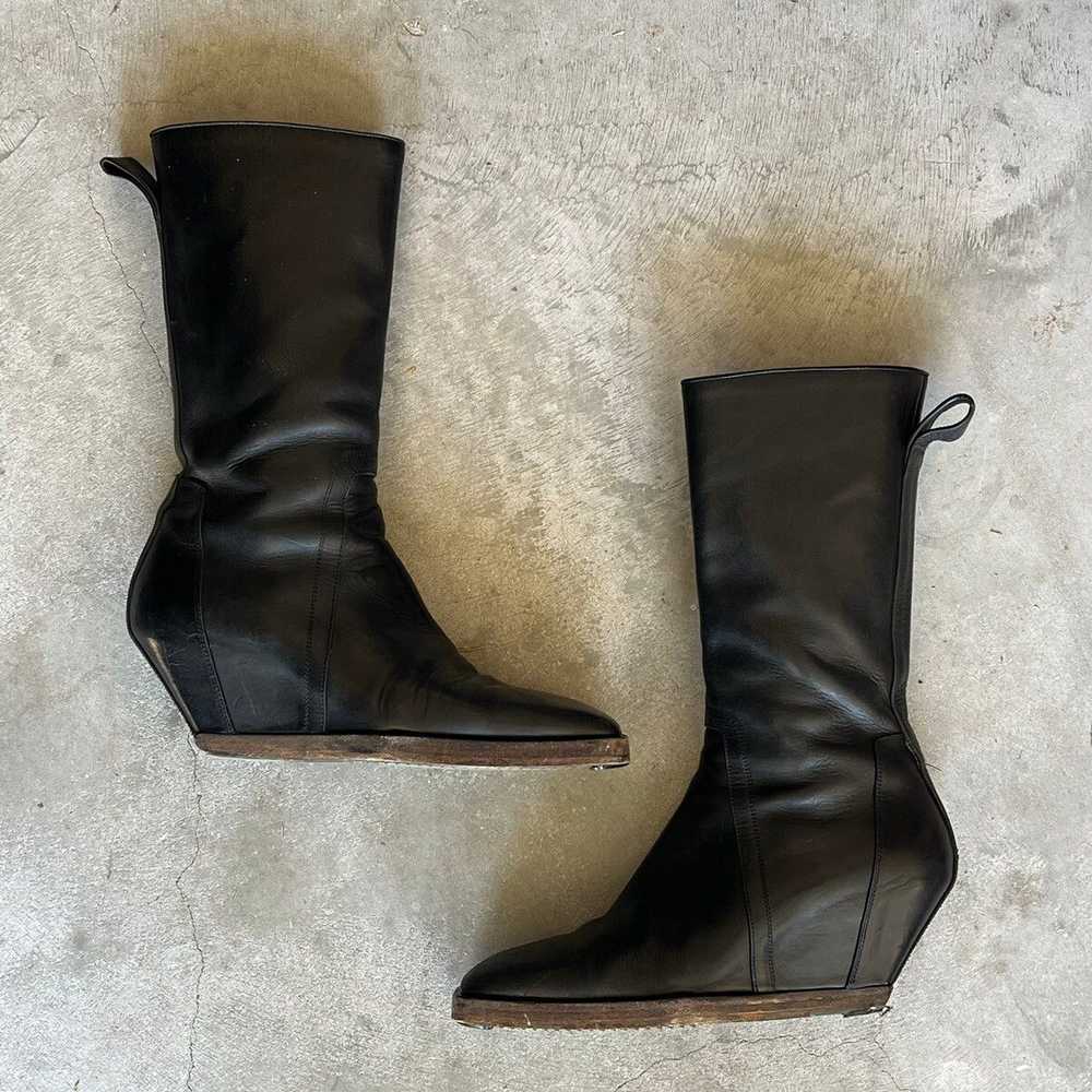 Rick Owens Rick Owens Sisyphus Heel Wedge Boot - image 2