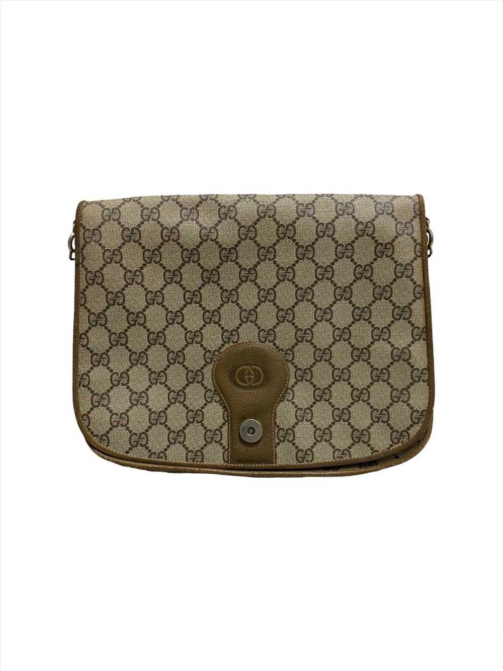 Gucci Gucci Monogram Canvas Messenger Sling Bag C… - image 1