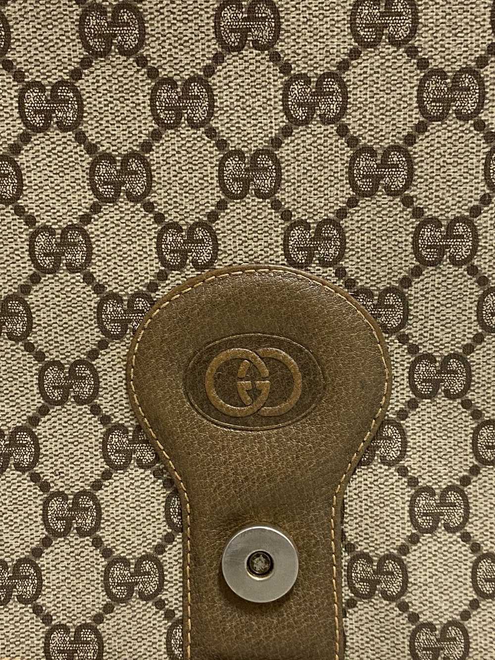 Gucci Gucci Monogram Canvas Messenger Sling Bag C… - image 3
