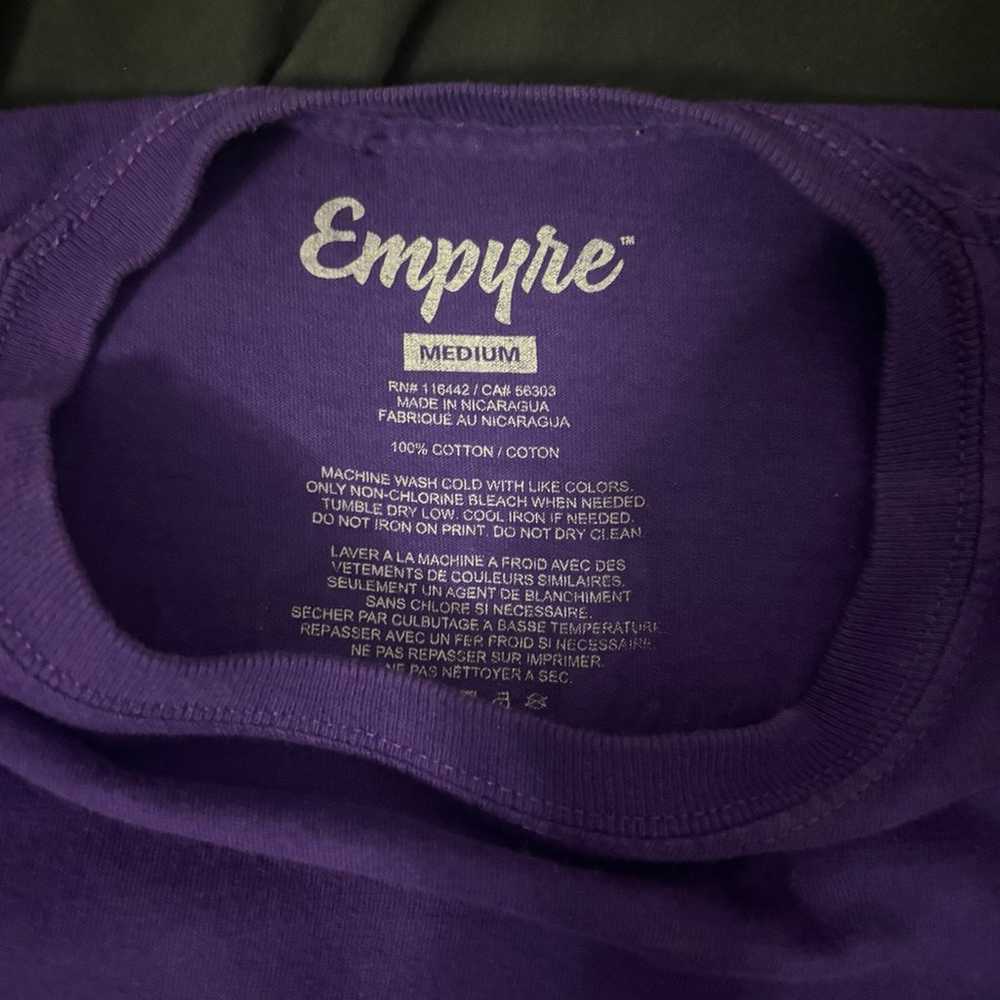 purple empyre tee - size medium - image 3