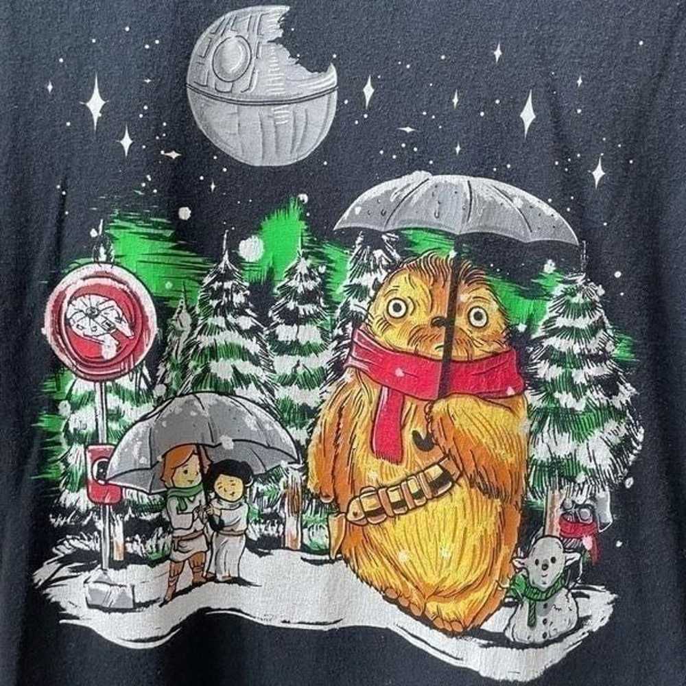 Gildan Star Wars Totoro Graphic Tshirt M - image 2