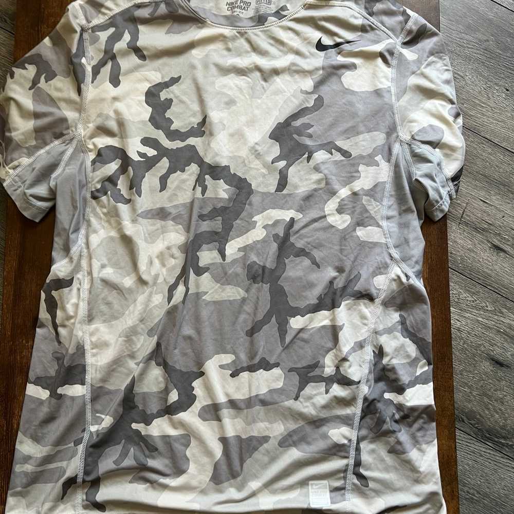 Nike pro combat camo shirt XL - image 2