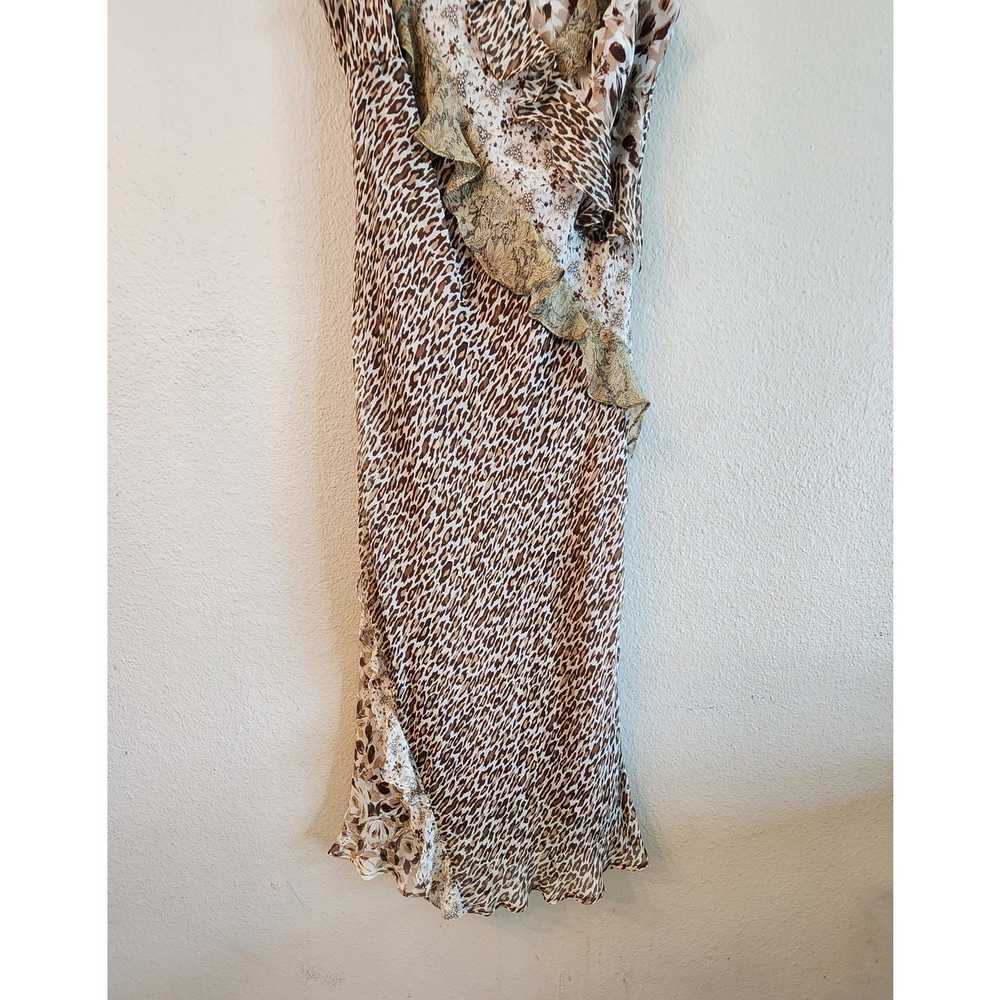 Robbie Bee Women's Dress 100% Silk Leopard Y2K  9… - image 4