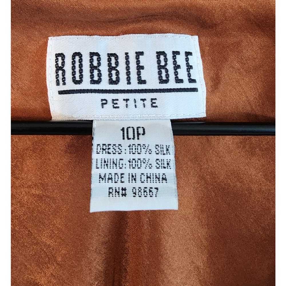 Robbie Bee Women's Dress 100% Silk Leopard Y2K  9… - image 5