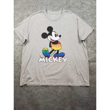 Mikey Mouse Gray XXL Unisex T-Shirt Rainbow Pride… - image 1