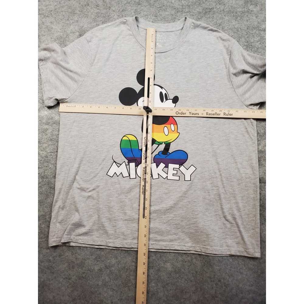 Mikey Mouse Gray XXL Unisex T-Shirt Rainbow Pride… - image 5